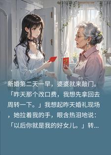 新婚婆婆要回改口费，我秒喊阿姨，她气疯