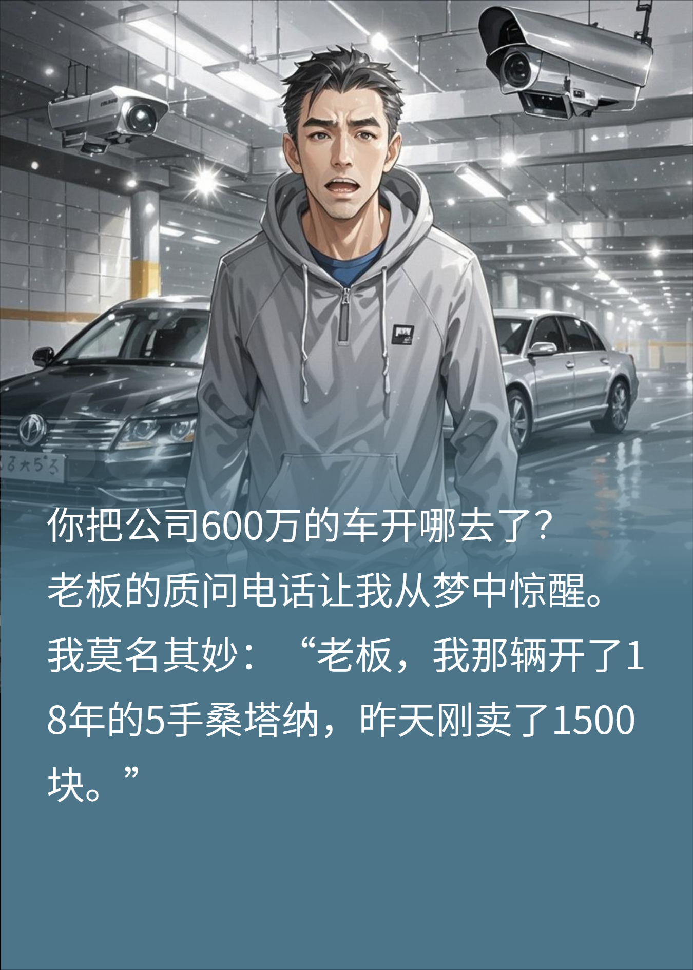 刚卖了破桑塔纳，老板说我偷了他600万的豪车