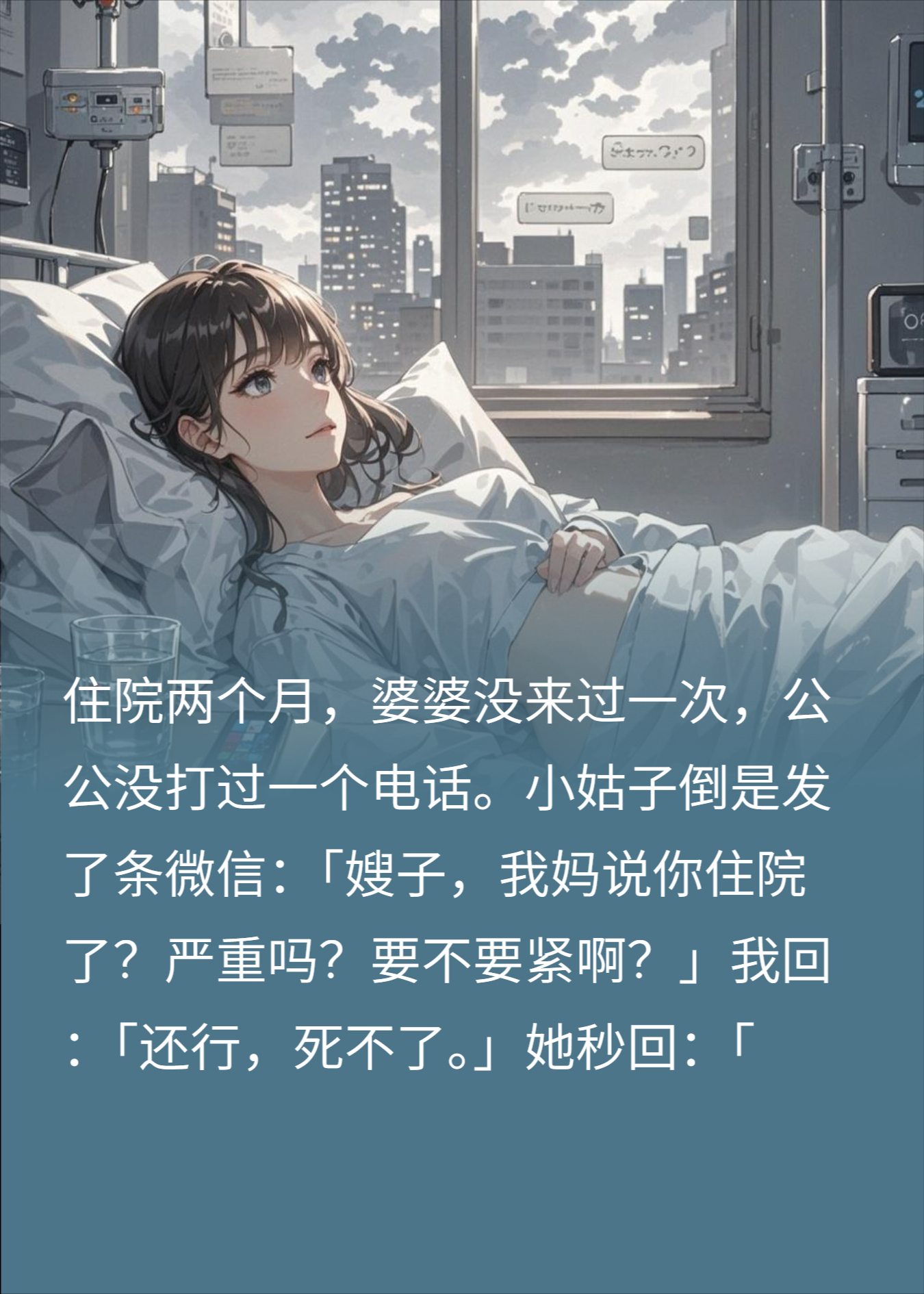 住院两月被婆家冷待？我直接冻结工程款反击，全家慌了