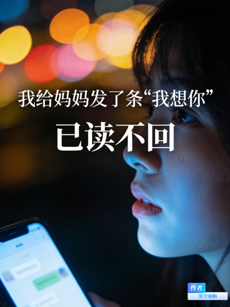 我给妈妈发了条“我想你”，已读不回