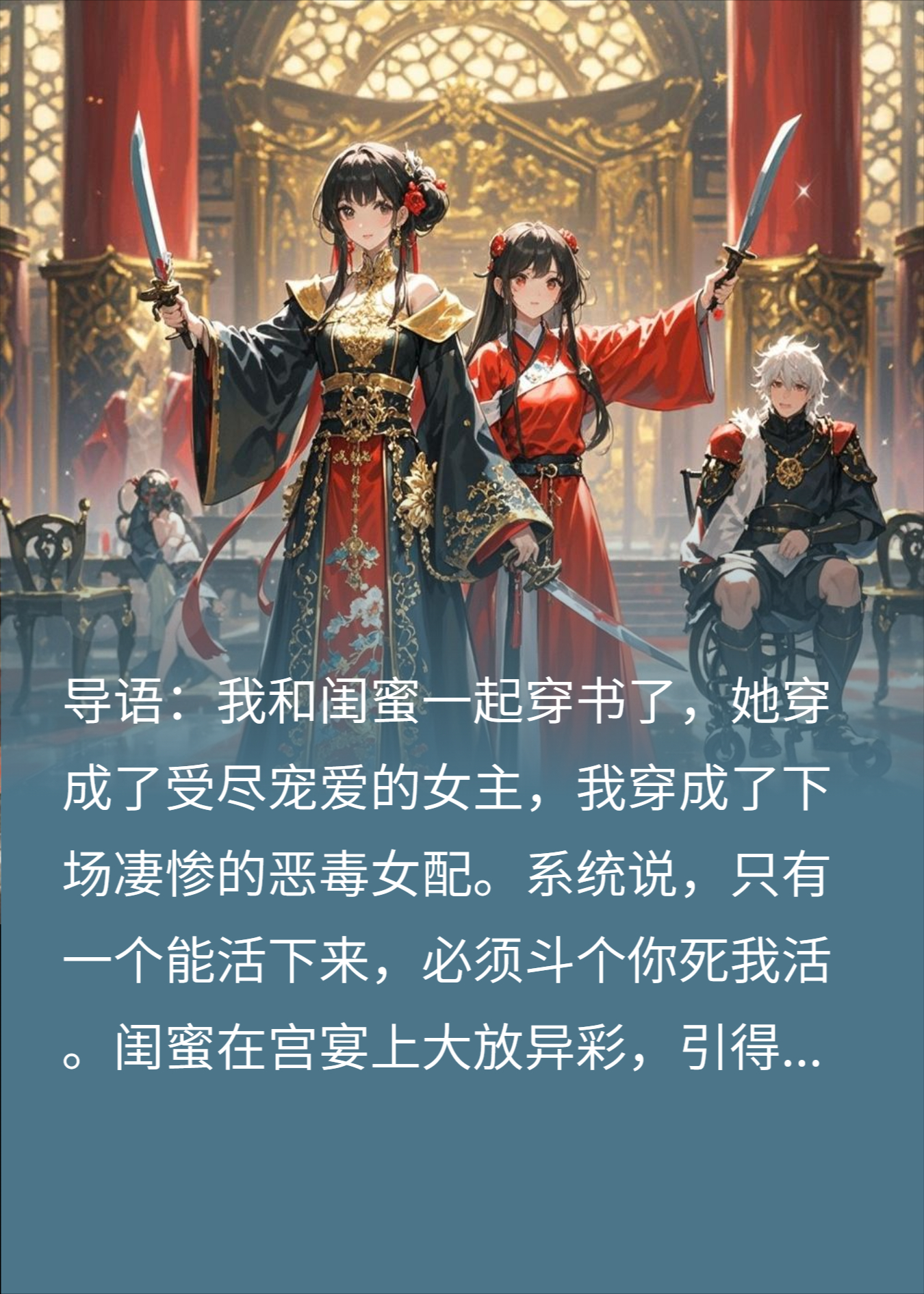 穿成恶毒女配后，我和女主闺蜜联手把皇帝宰了