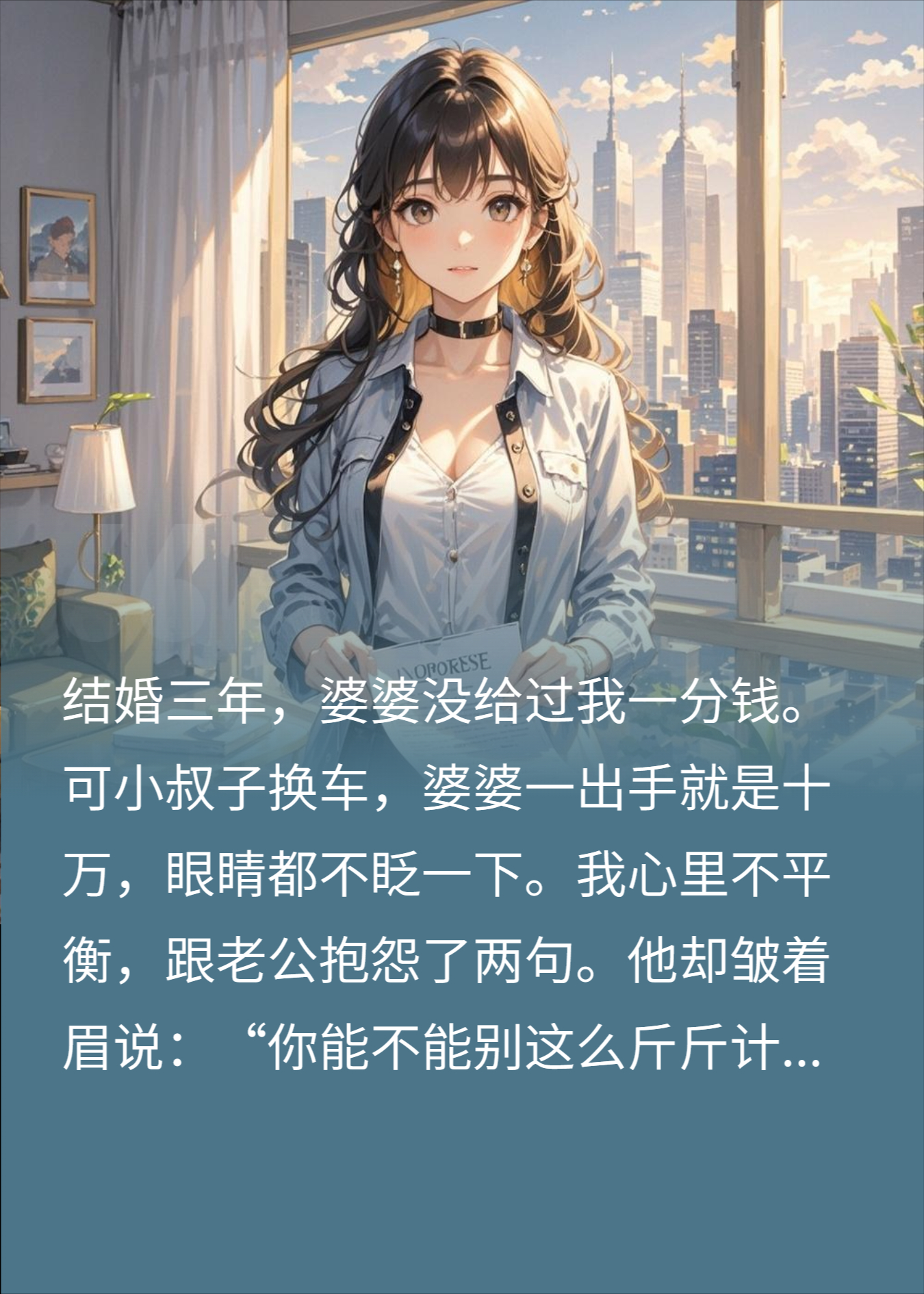 婆家偏心小叔子，丈夫软弱无能！我果断离婚成人生赢家