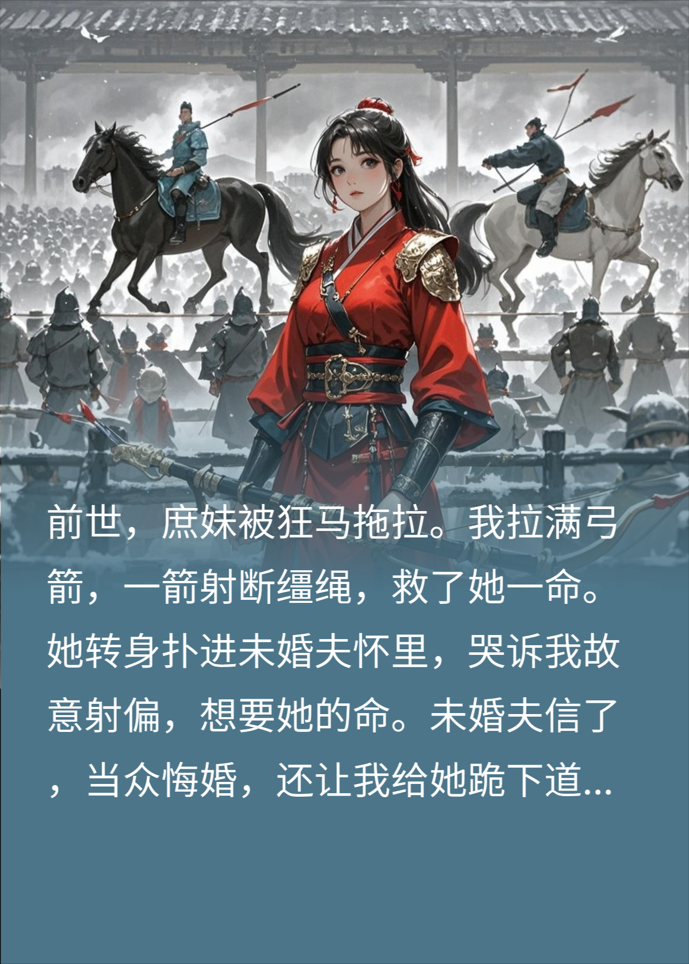 重生后，我任由未婚夫和庶妹被活活拖死