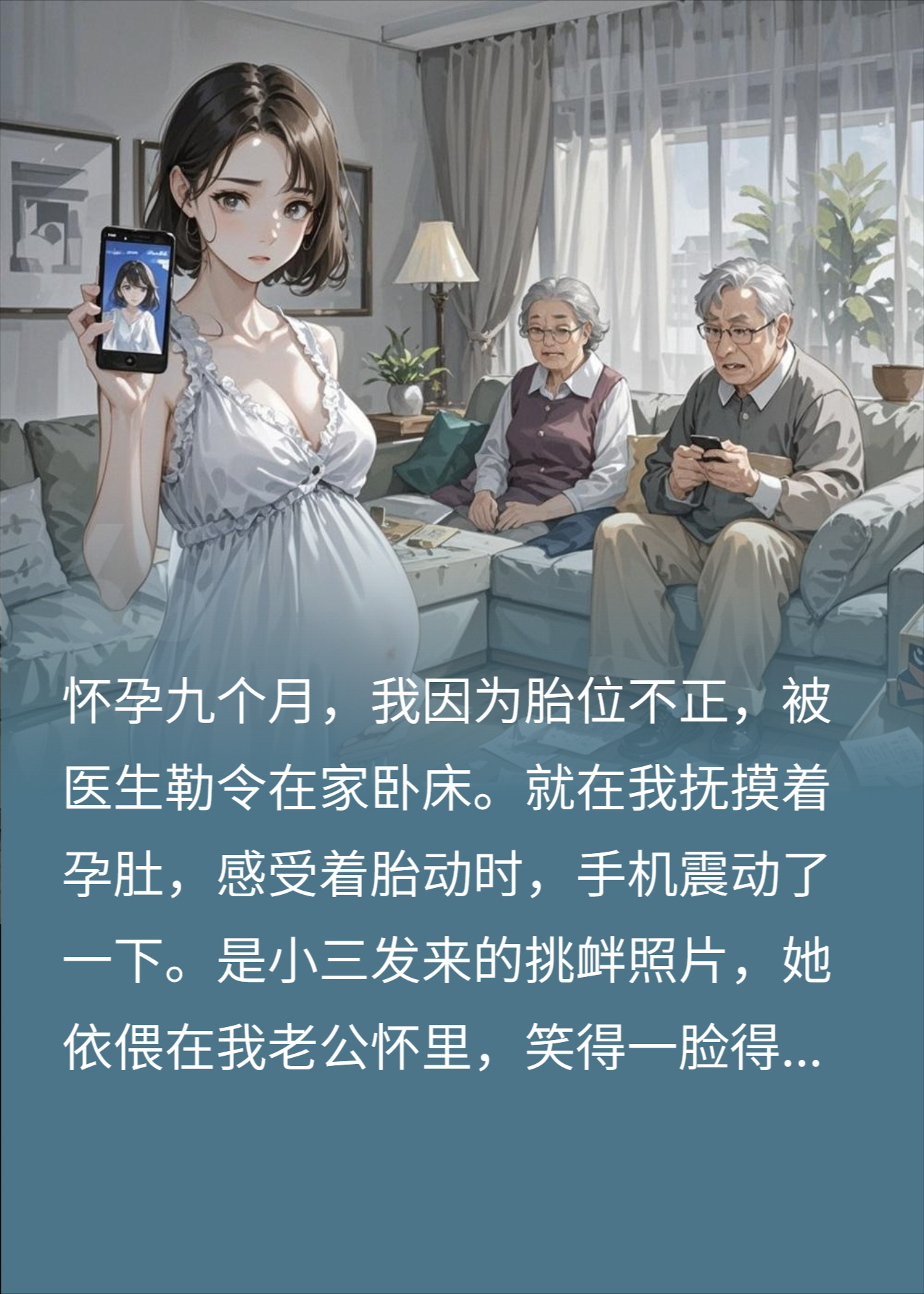 九个月孕肚，小三依偎我老公？我直接杀到公婆家！