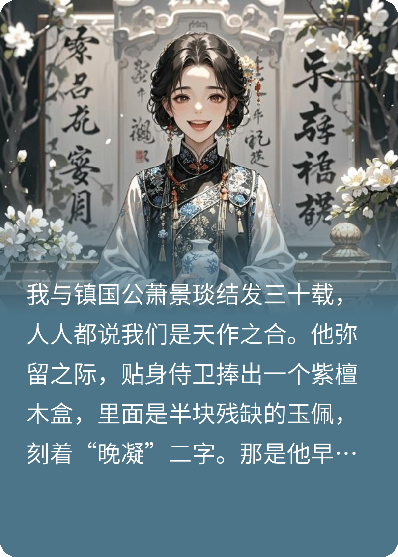 我拿了三十年侯府尊荣，换他一句心尖上的人是表妹