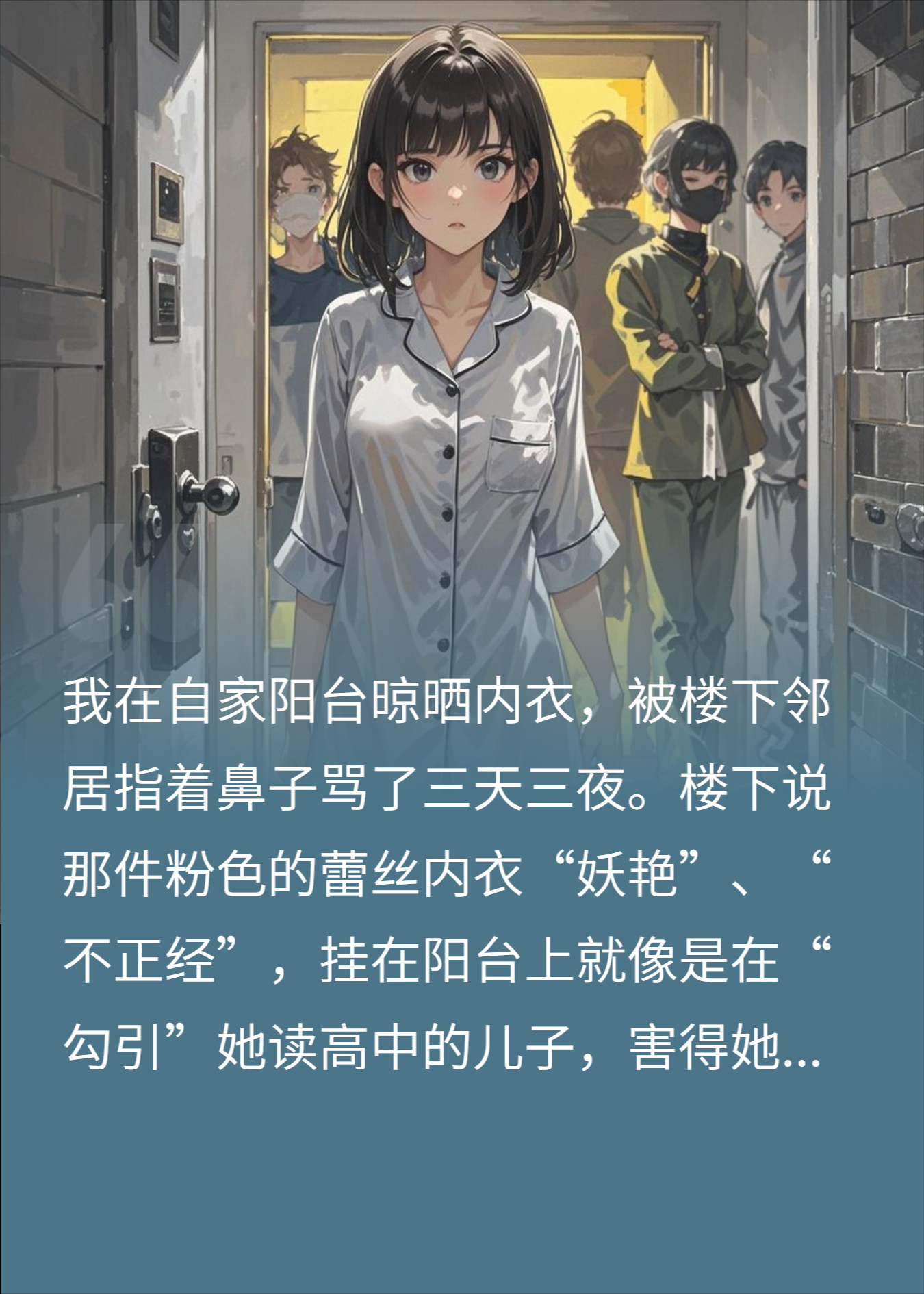 邻居说我晒粉色内衣影响她儿子高考