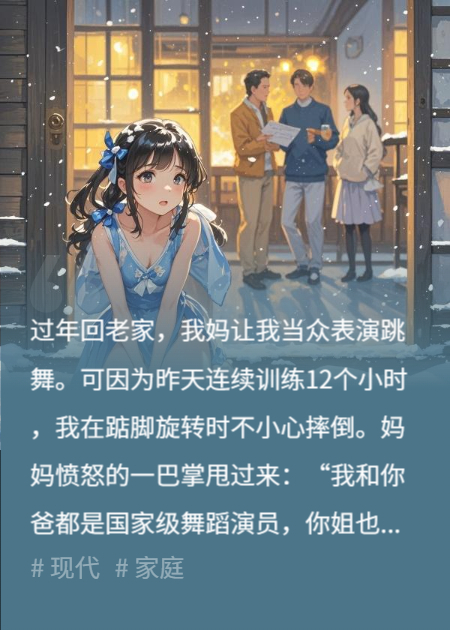 得知我被中央舞蹈学院录取后，爸妈却哭晕了