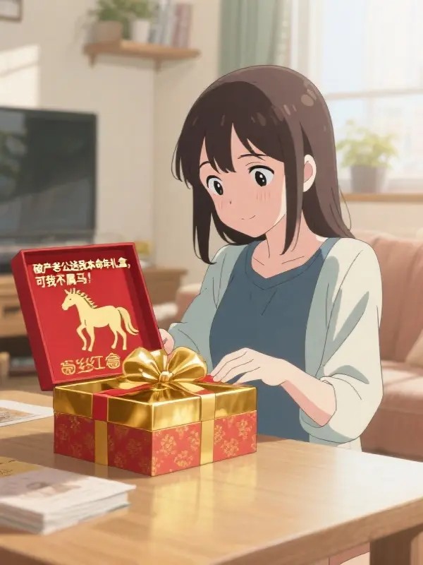 破产老公送我本命年礼盒，可我不属马