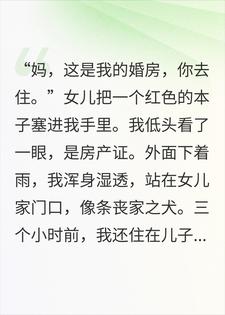 女儿把房产证给我：妈，这是我的婚房，你去住