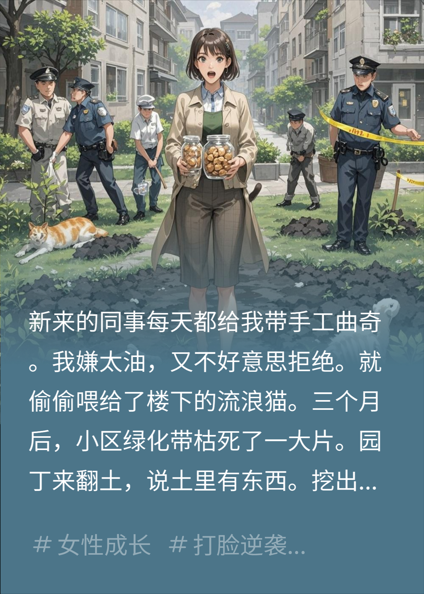 同事天天给我曲奇？我偷偷喂了猫，仨月后全小区报警了
