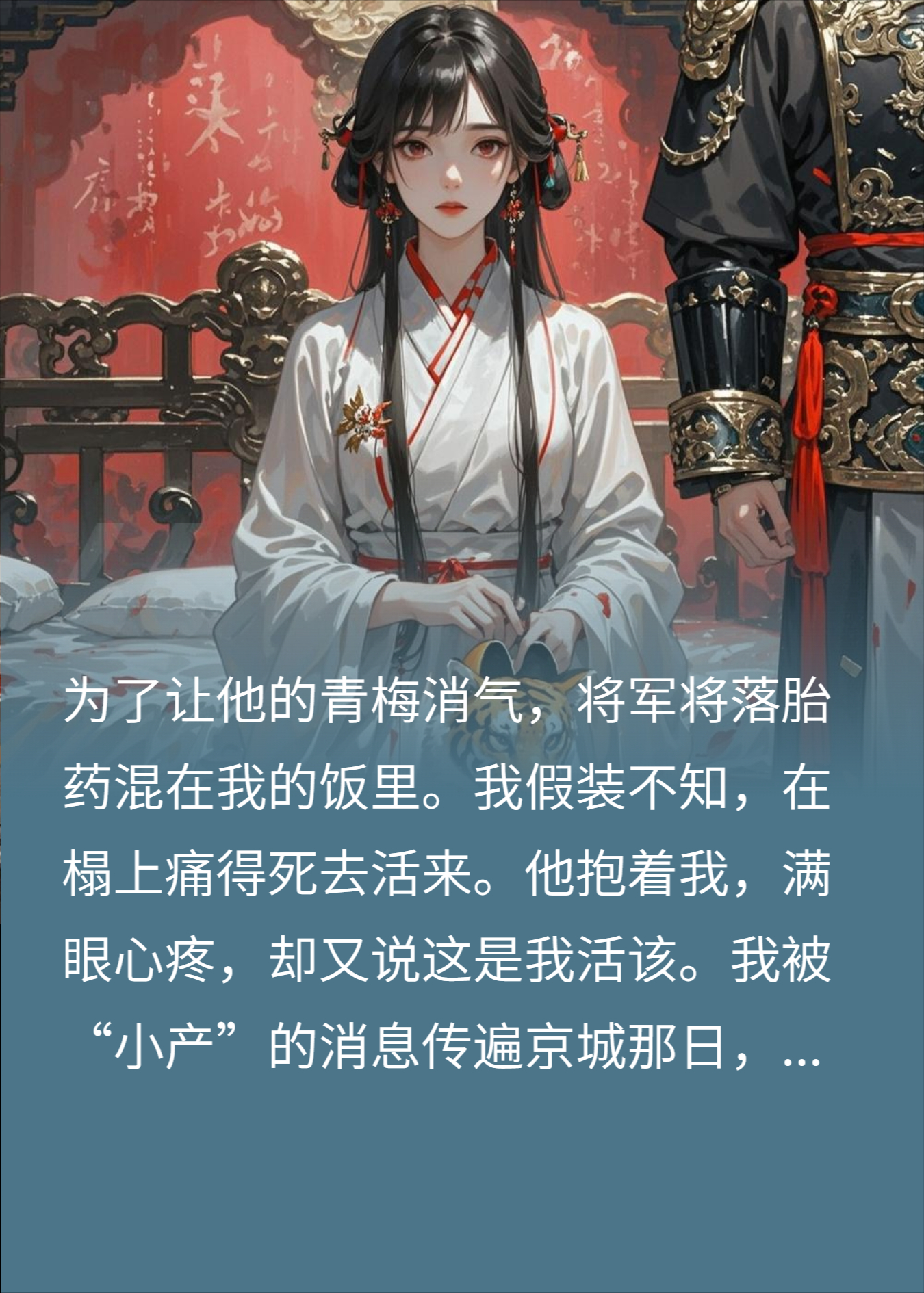 谢将军赐我落胎药，助我儿登基你满门陪葬