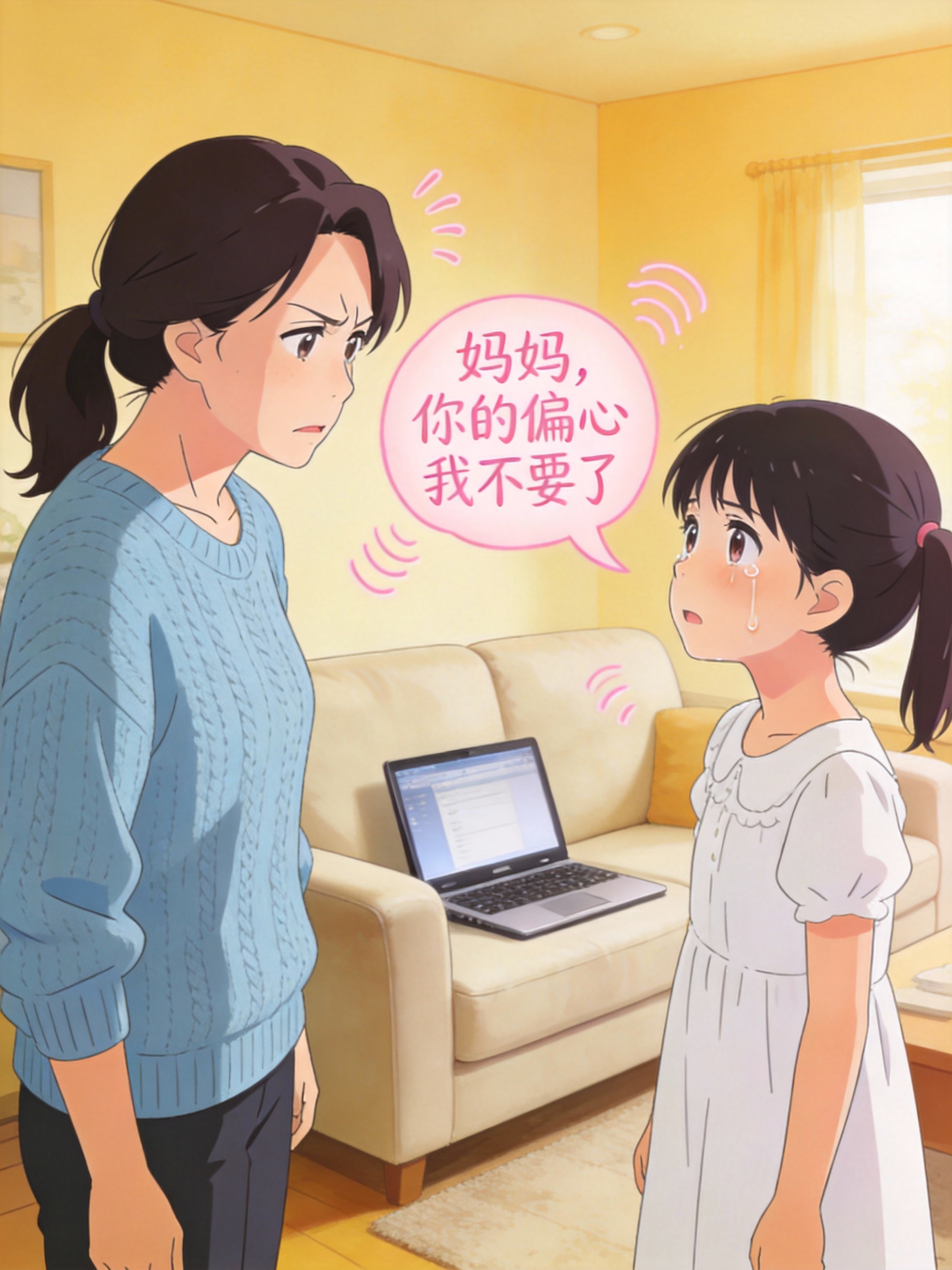 妈妈，你的偏心我不要了