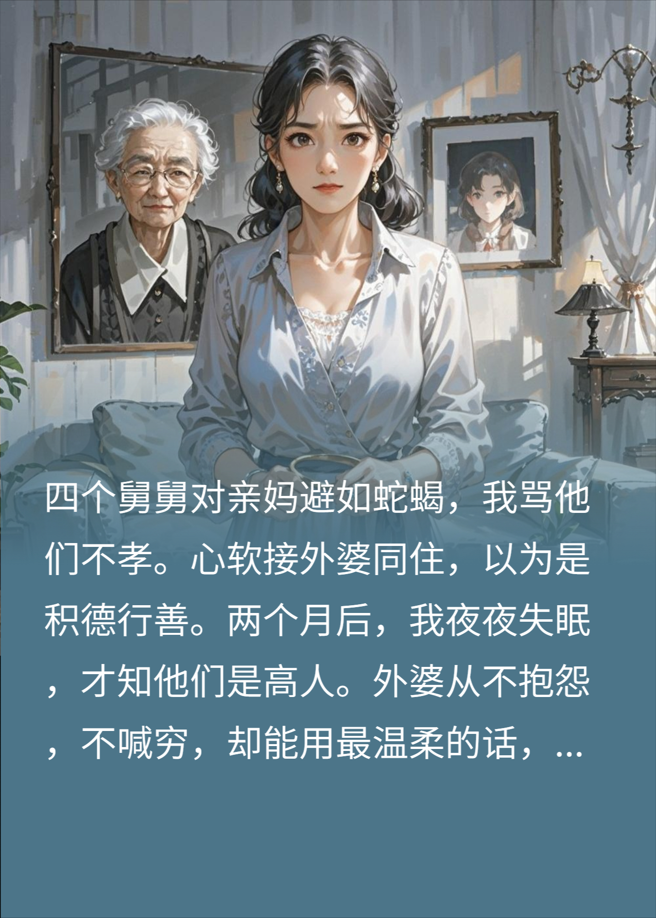 我把外婆当菩萨，她用温柔毁我家，我反手孝顺杀疯她