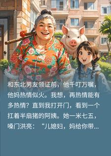 东北婆婆扛半扇猪上门后，南方小土豆傻眼了