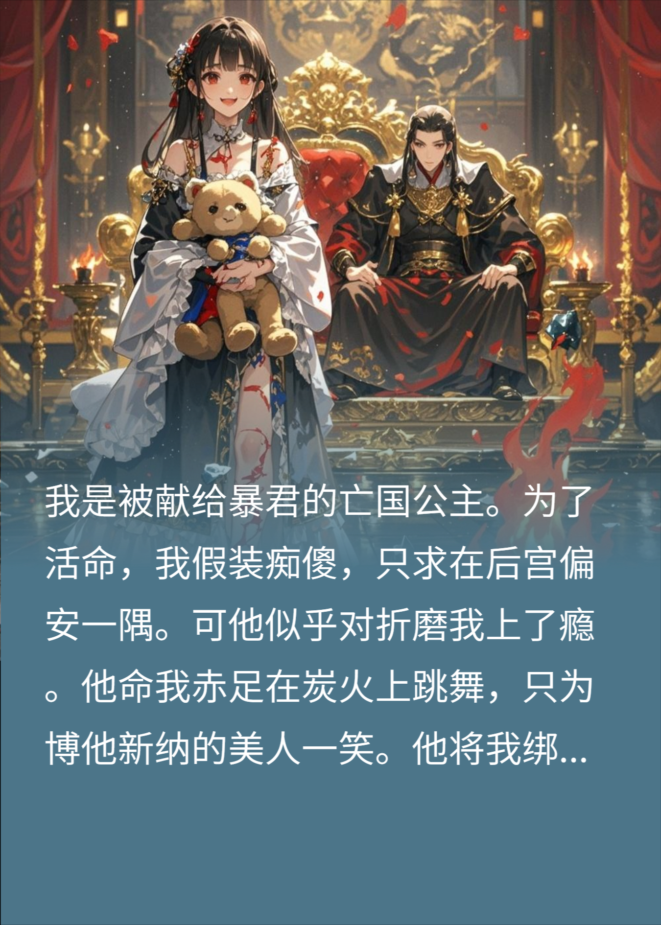 暴君逼我赤足跳炭火舞，摄政王弟弟杀疯了