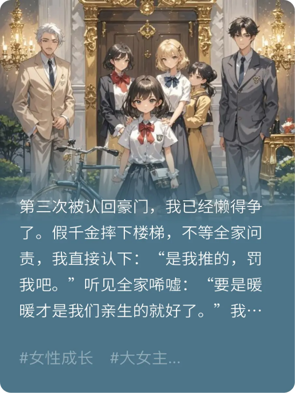 第三次被认回豪门真千金摆烂了