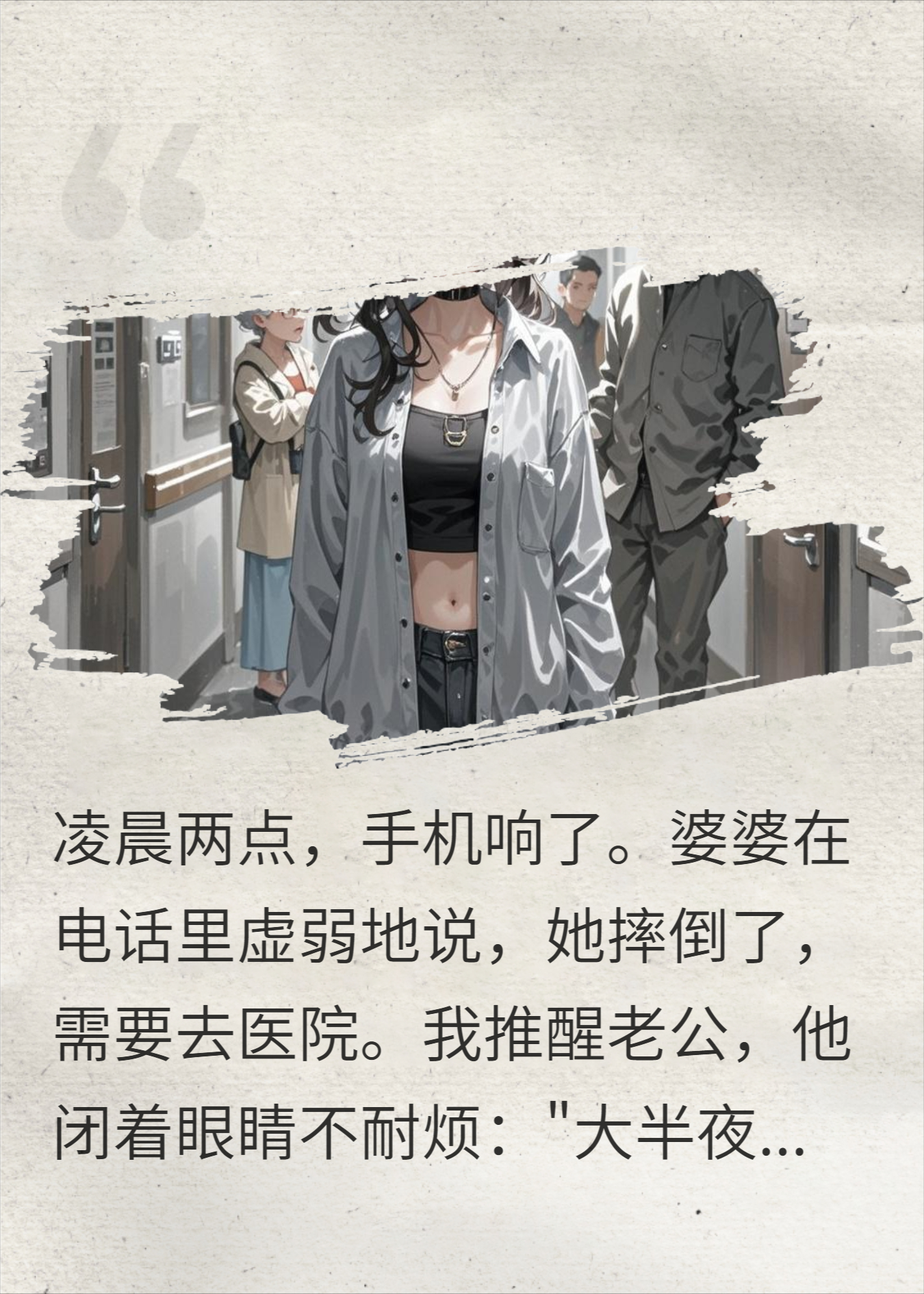 老公让我妈自己扛，我反手让他妈扛断腿