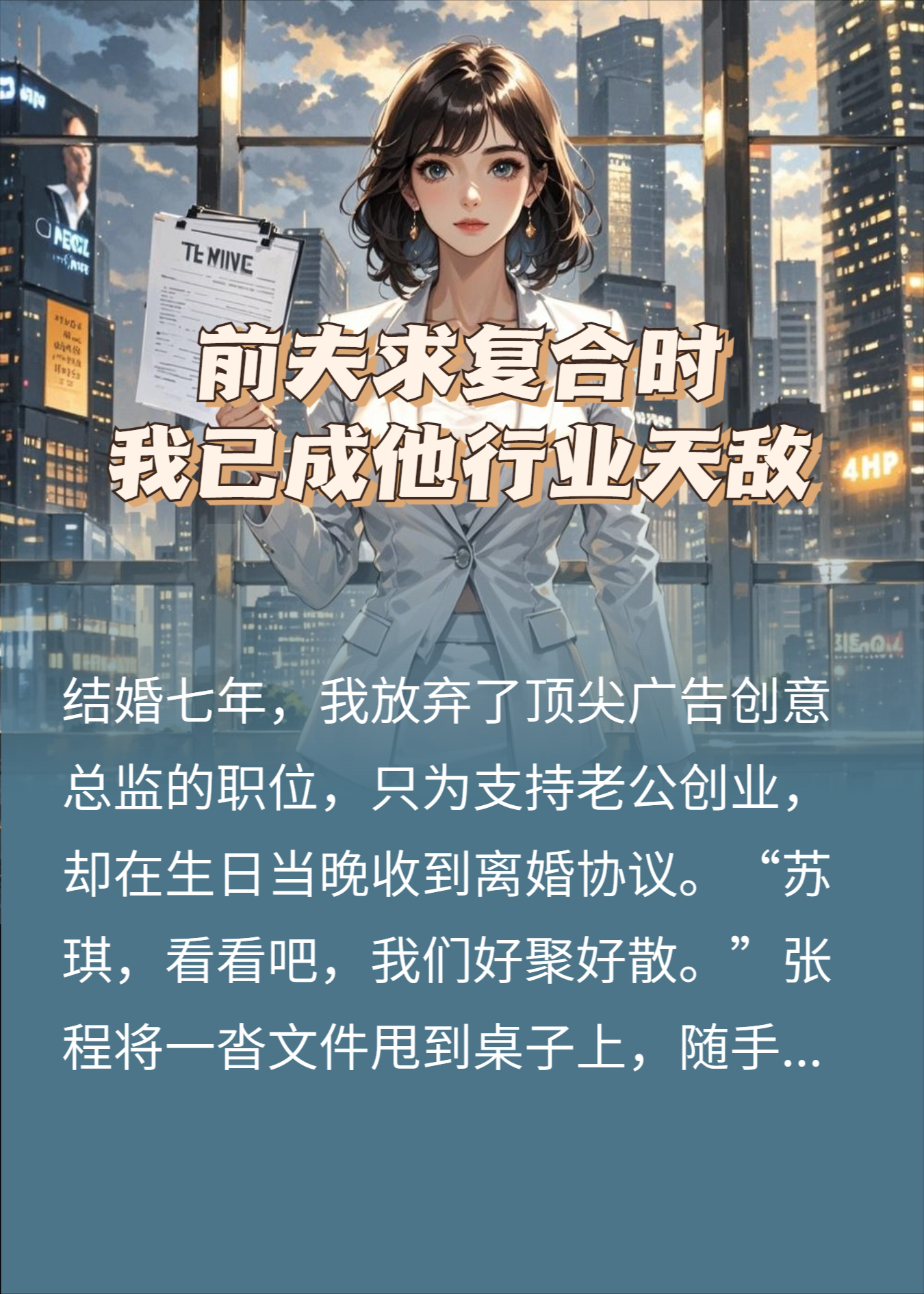 前夫求复合时，我已成他行业天敌