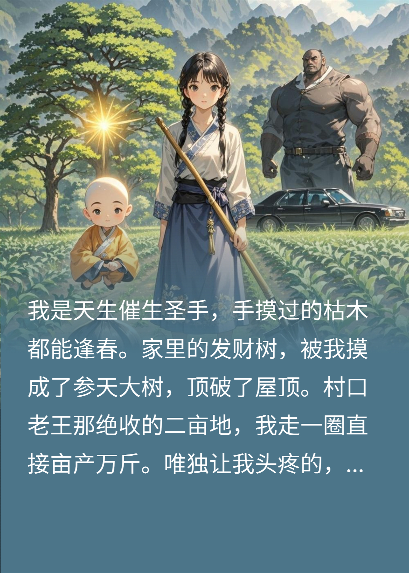 手摸枯木逢春，捡个和尚带回家种田