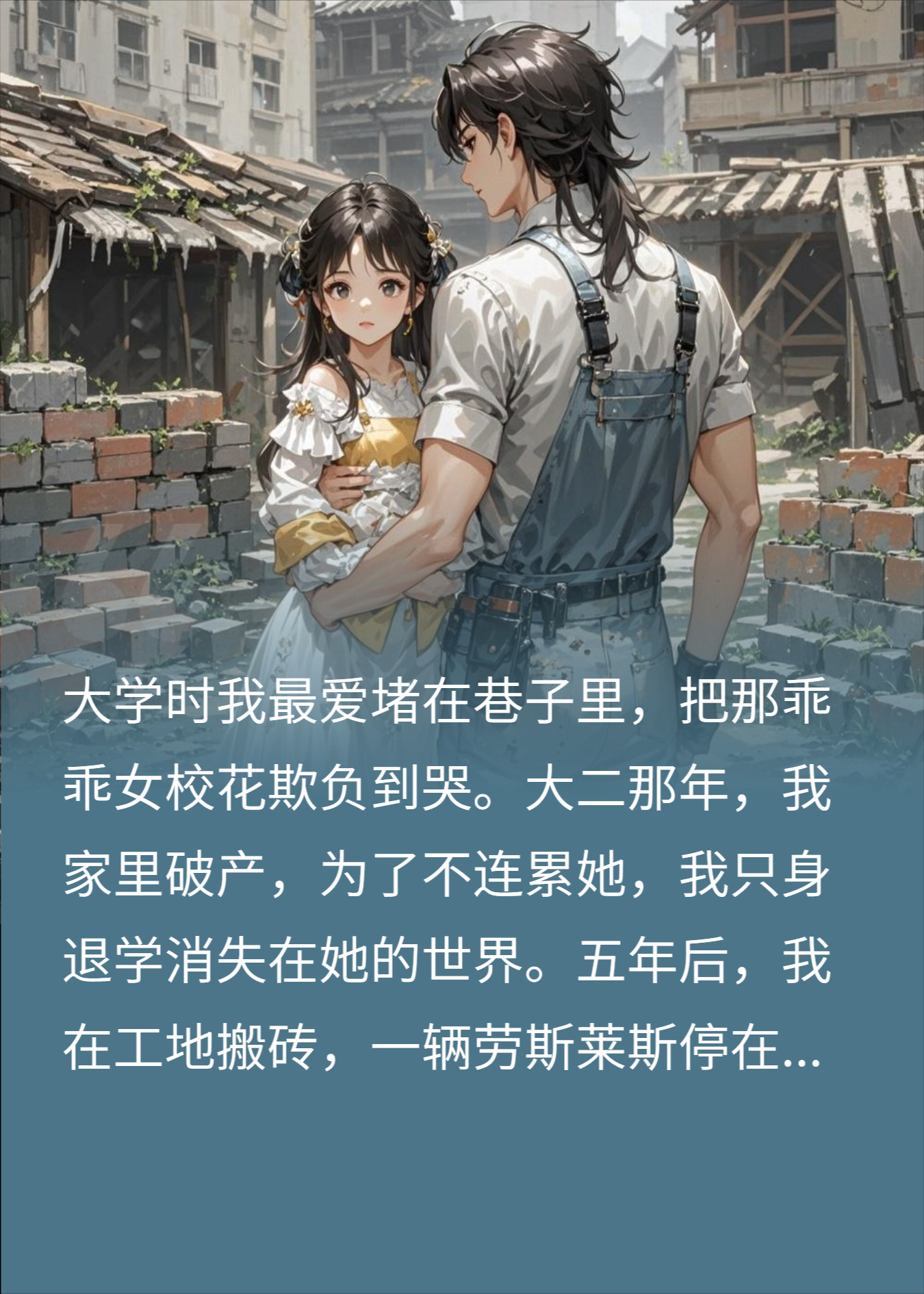 女总裁深夜钻进破工棚，眼红红求我：老公，要贴贴！