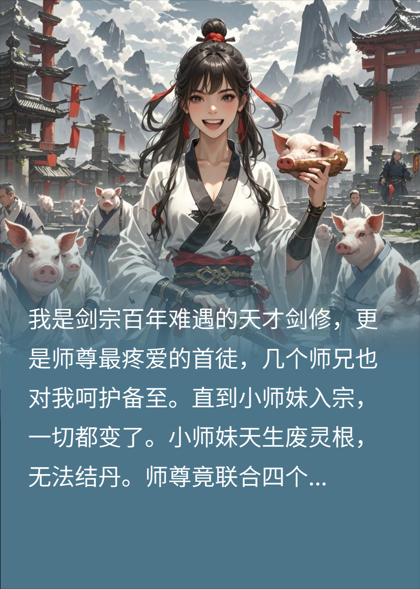 为救小师妹强挖我剑骨后，全宗门都成猪了