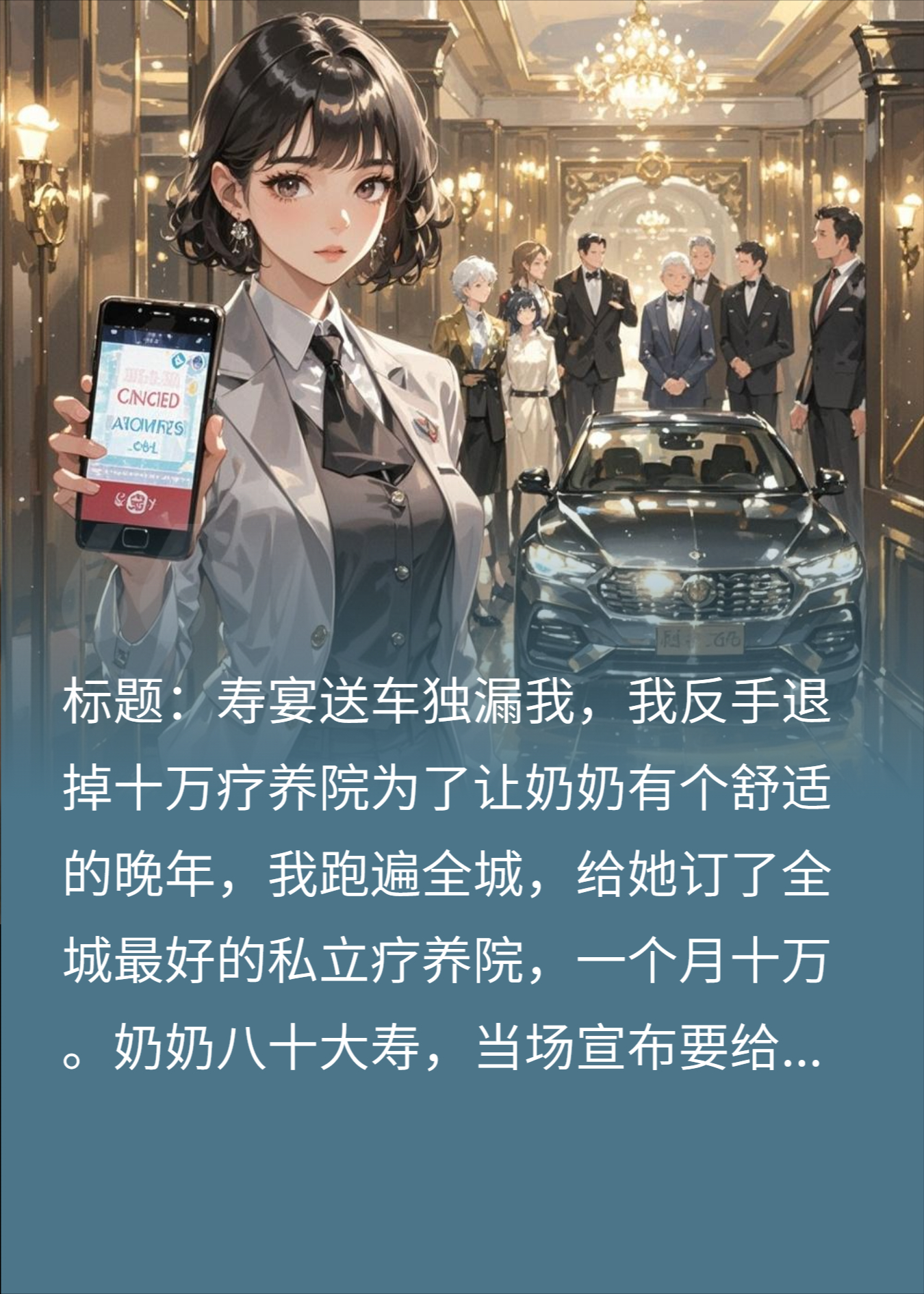 十万月费疗养院？取消！奶奶的十个孙子不缺我一个