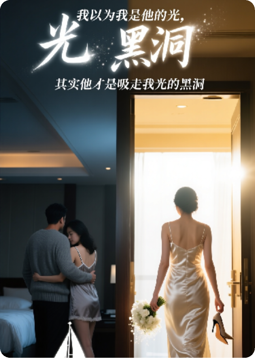 我以为我是他的光，其实他才是吸走我光的黑洞