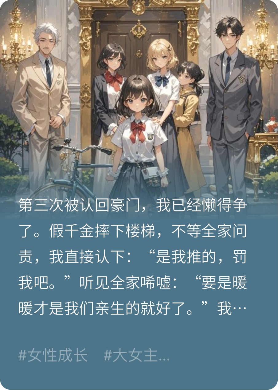 第三次被认回豪门，真千金摆烂了