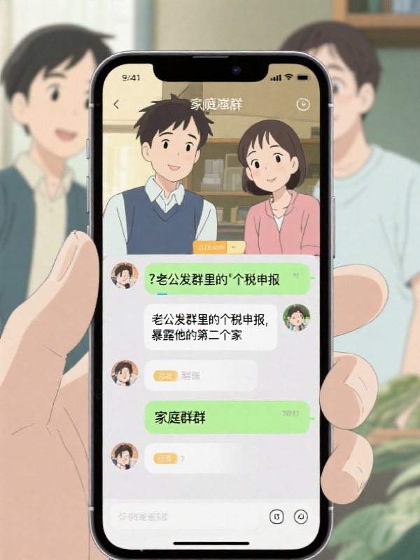 老公发群里的个税申报，暴露他的第二个家