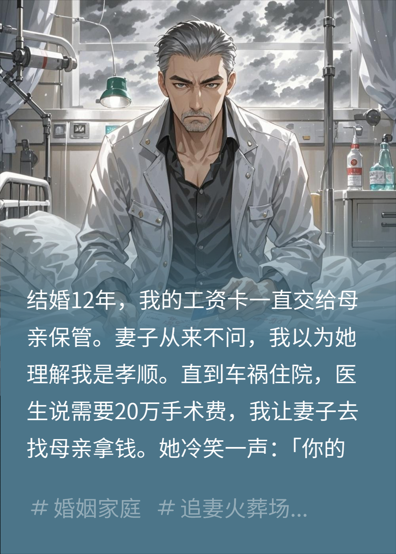 愚孝十二年，离婚后我直接黑化，亲妈吓瘫了。