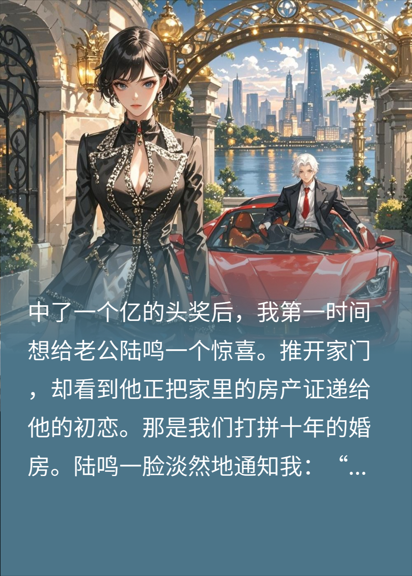 刚中两亿大奖，老公把婚房过户给了初恋