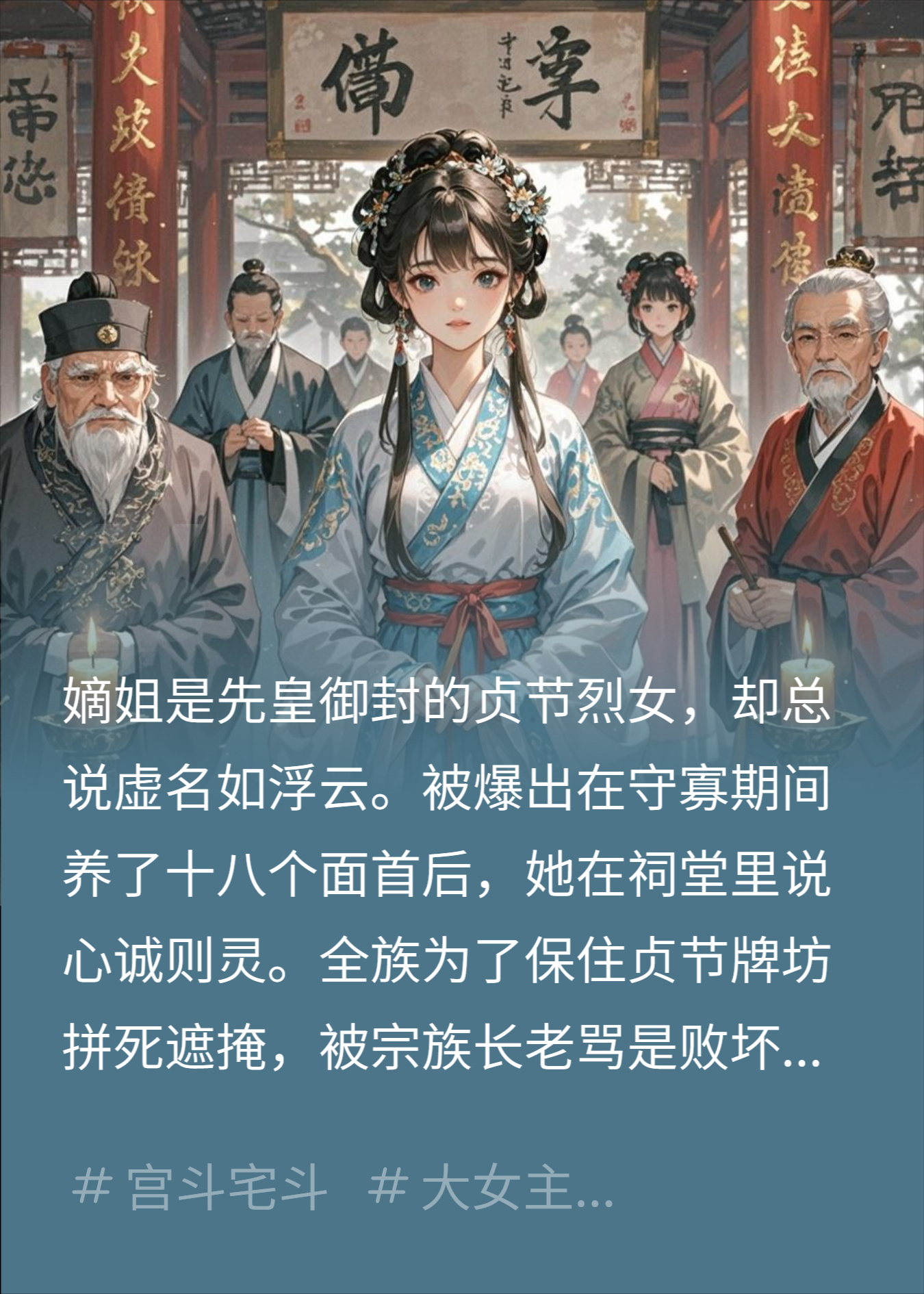 清冷嫡姐私藏十八个面首，我人淡如菊送她去见先皇