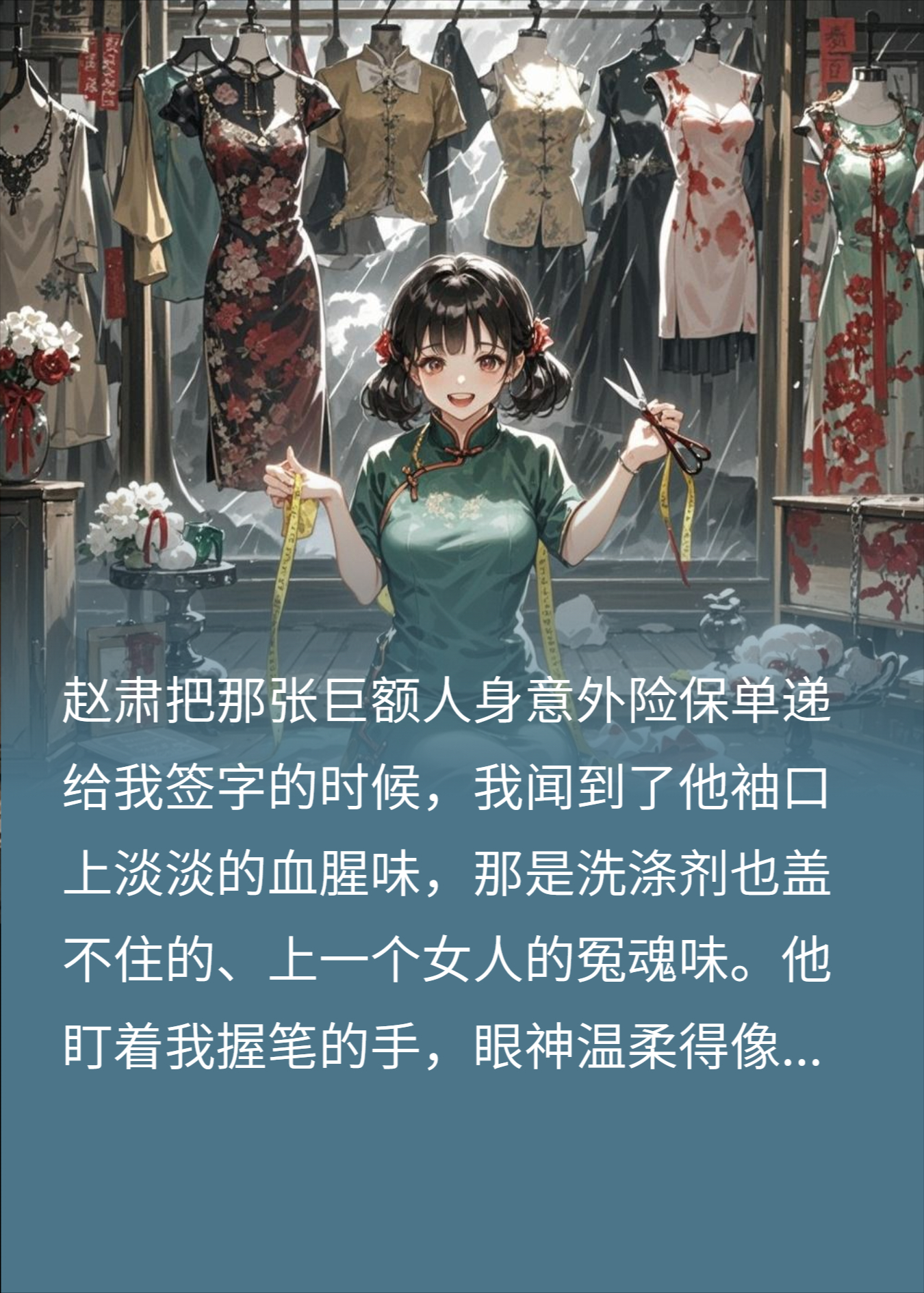 想杀妻骗保？我是画皮匠，正缺一张极品人皮