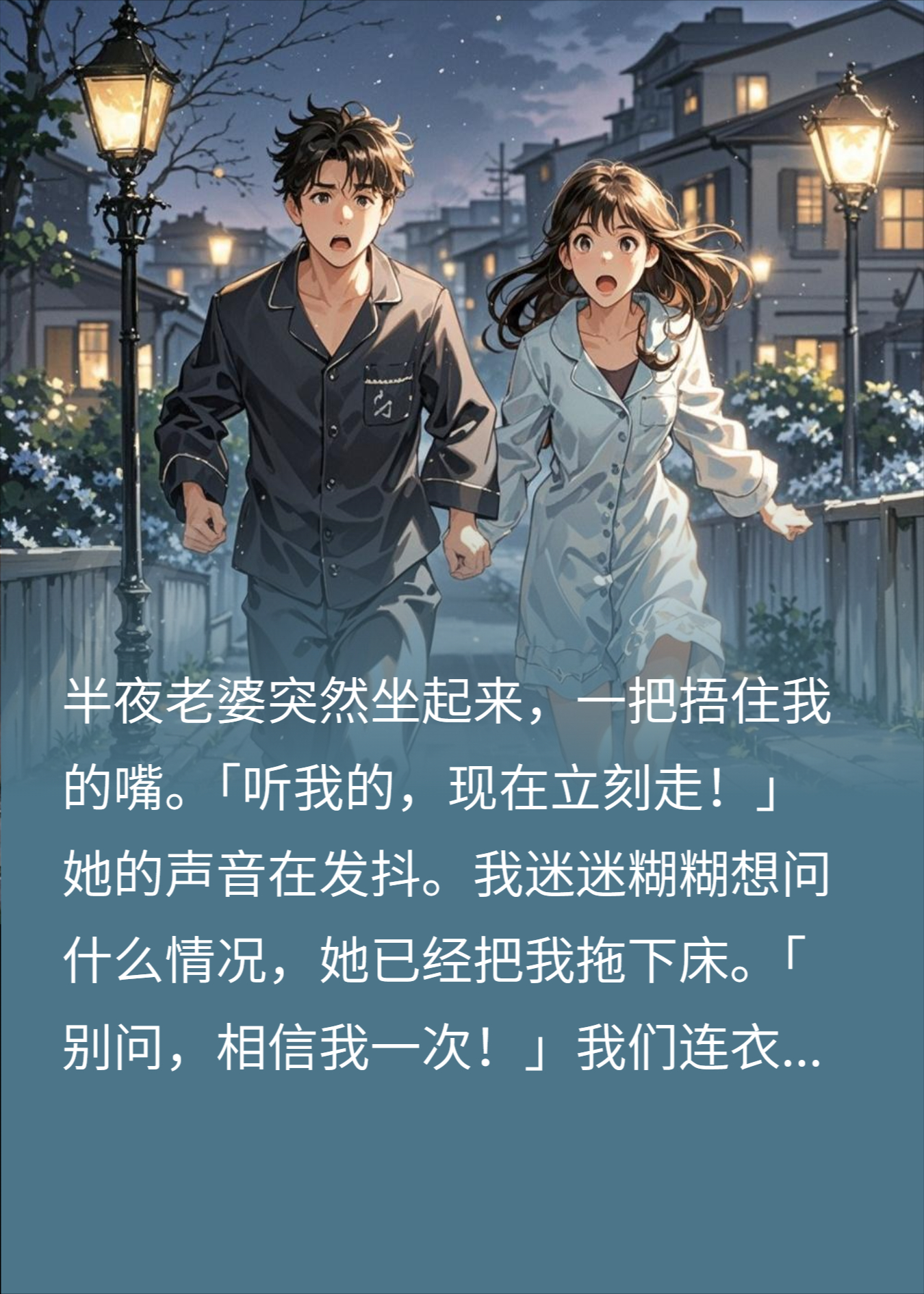 半夜老婆捂嘴逼我出逃，天亮后整栋楼塌了，邻居们炸了