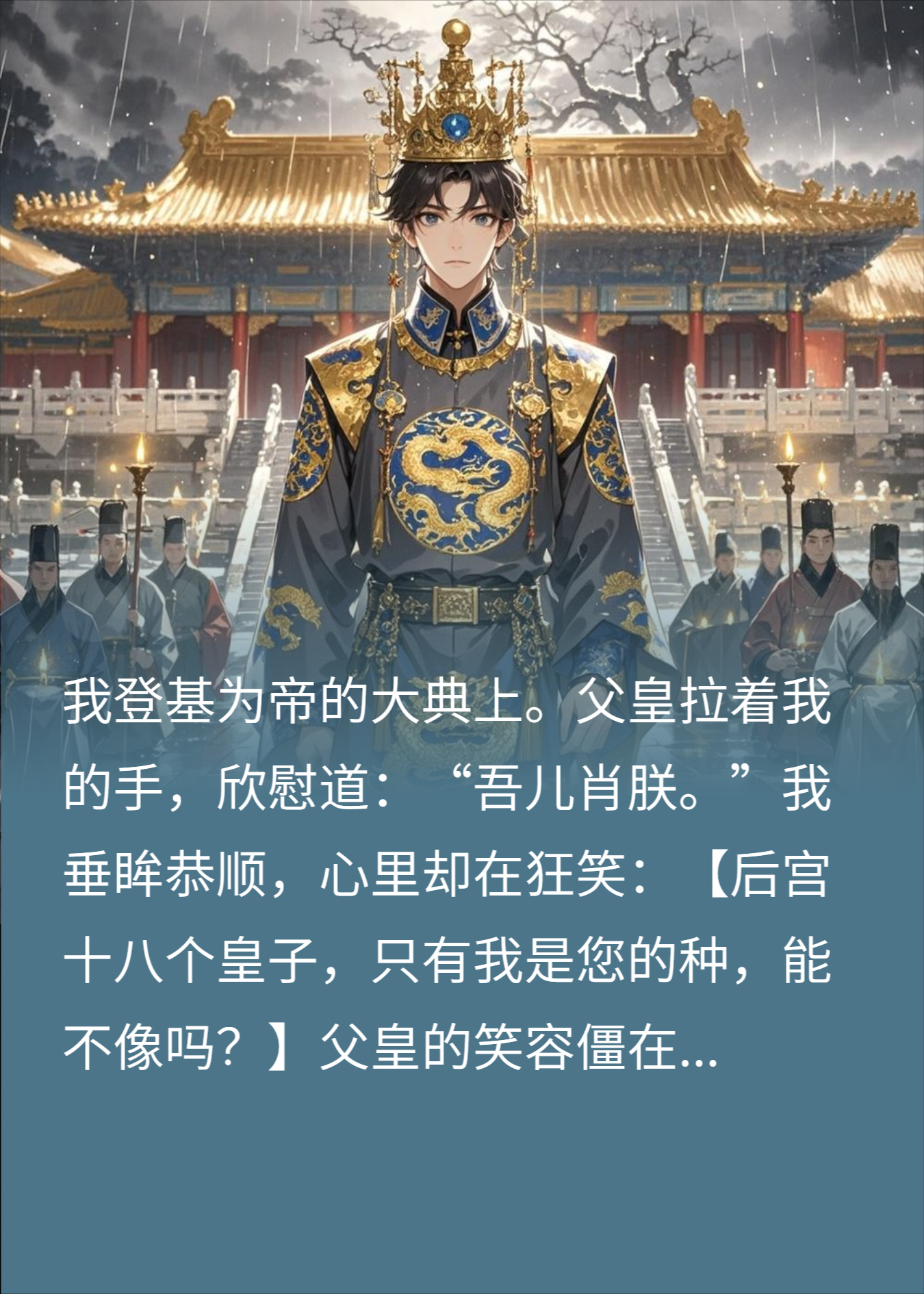 登基封神，结果心声被偷听后，父皇连夜怒斩17个逆子