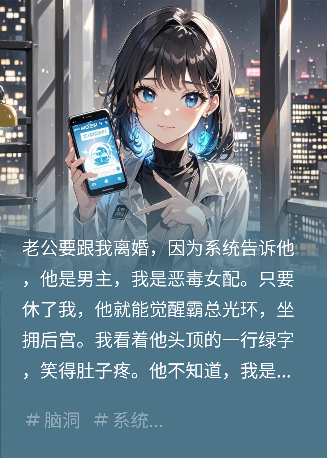 他说他是天选男主我是恶毒女配，我笑了：系统我开发的