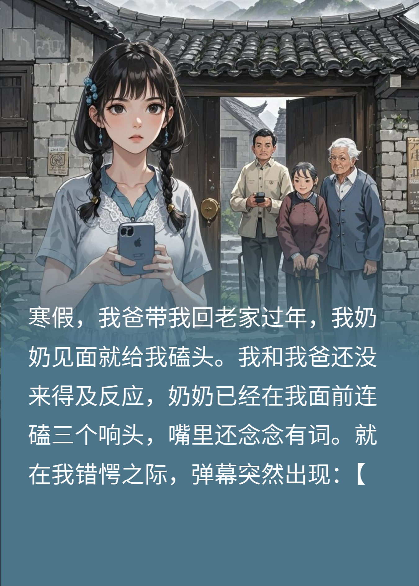 我是女孩就该死？奶奶借我寿数，帮叔伯一家吃绝户