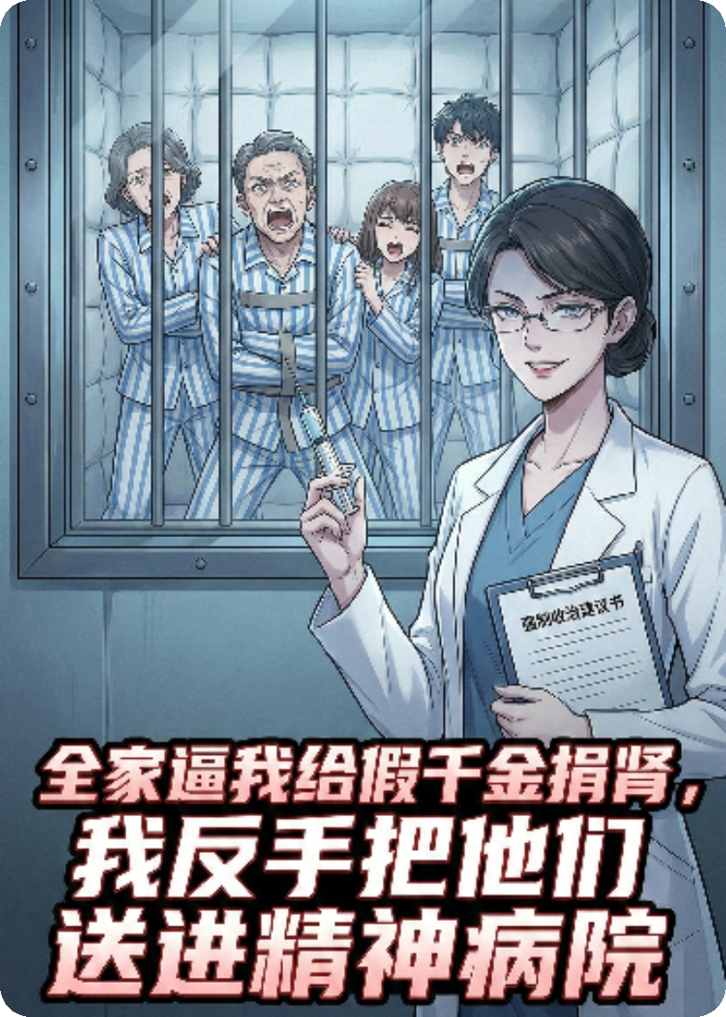 全家逼我给假千金捐肾？我反手把他们送进精神病院！
