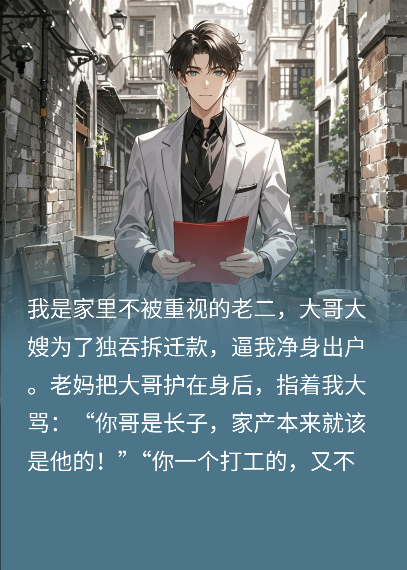 妈说我不结婚没资格分房，我也摊牌了这拆迁项目我不批