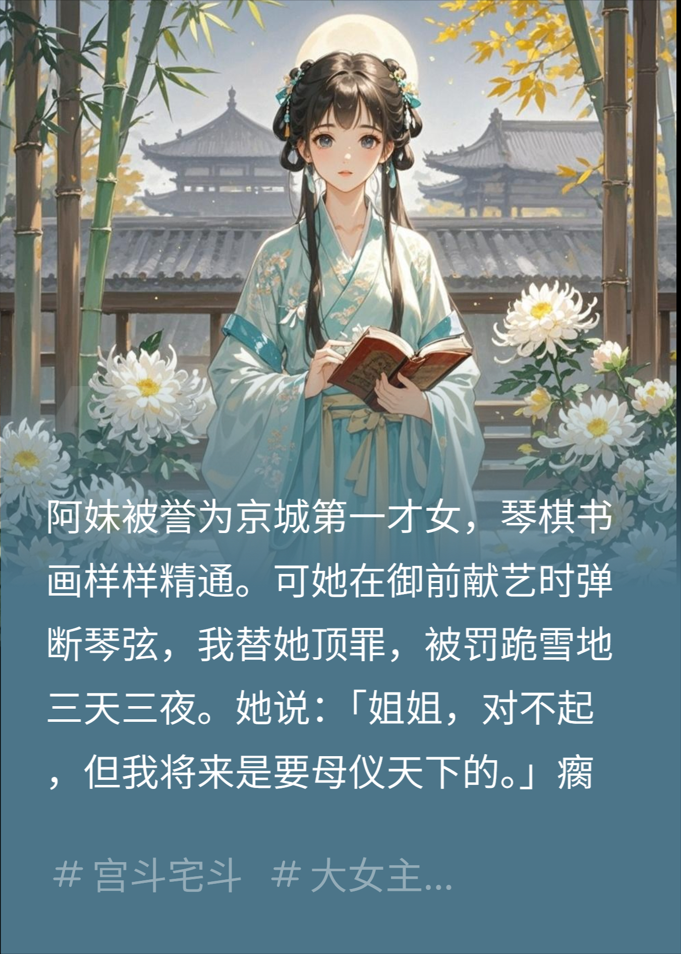 我人淡如菊后，皇后妹妹悔疯了