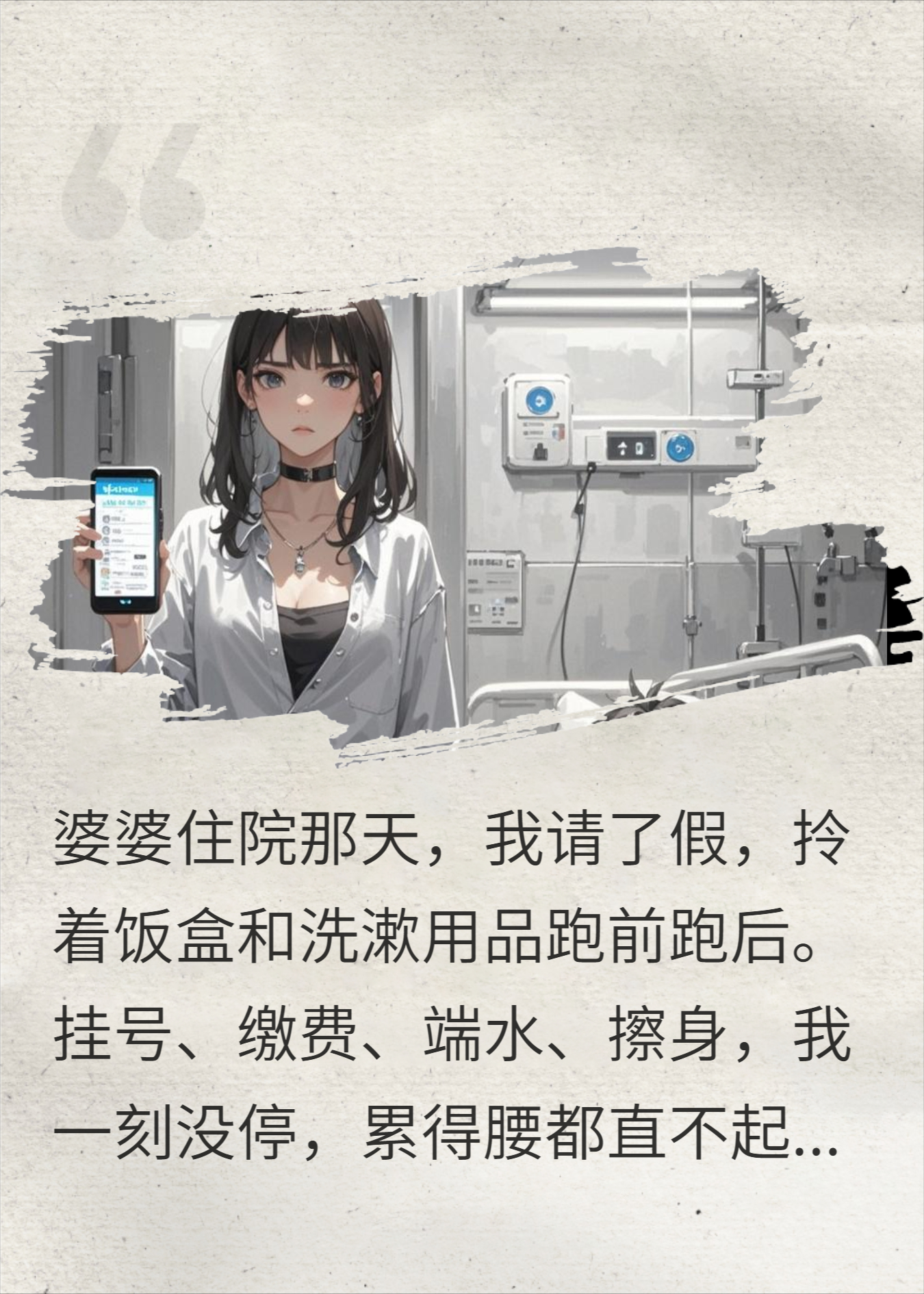 病友夸我孝顺，婆婆却说我是保姆，我甩出账单让她破防