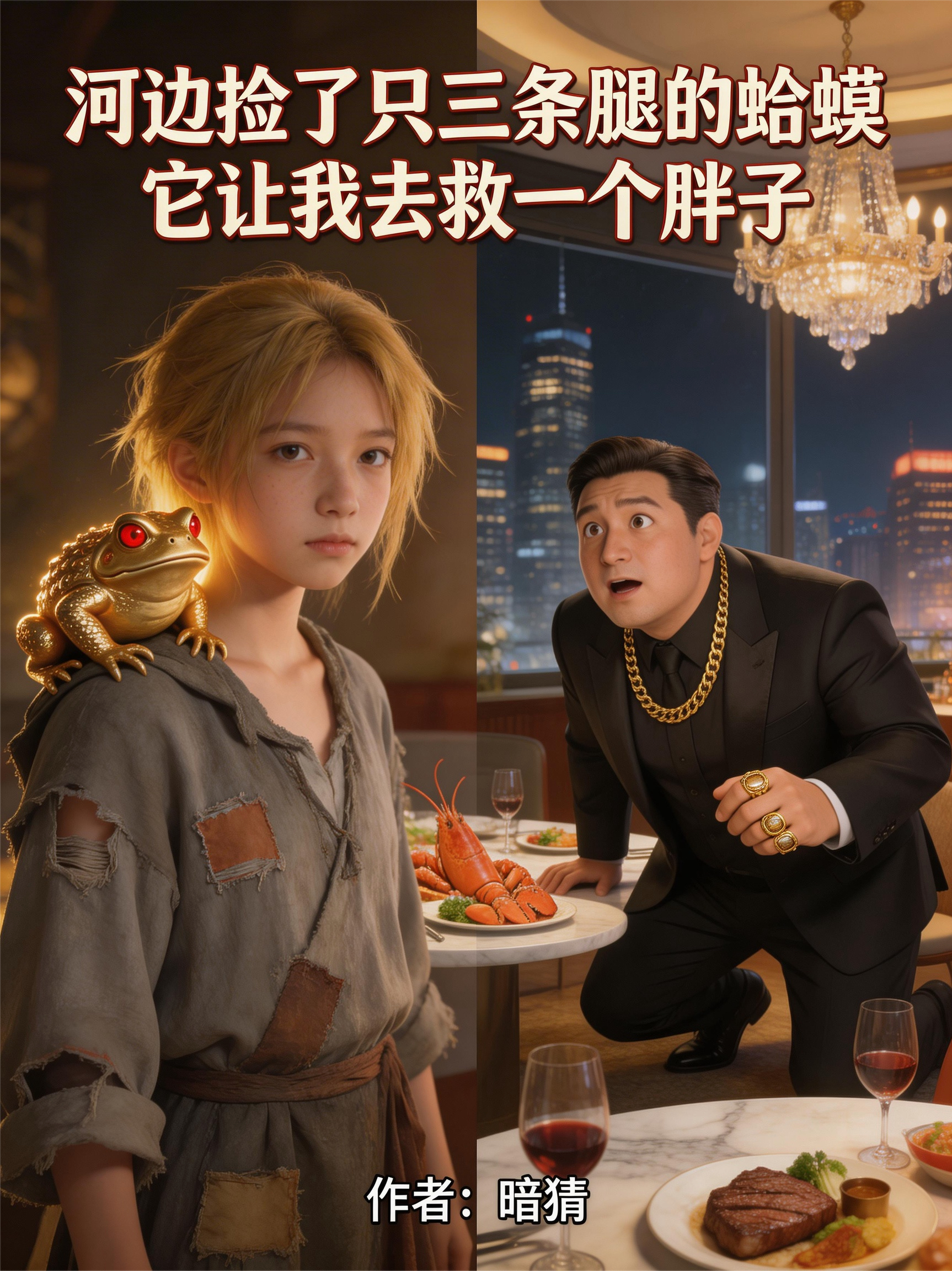 河边捡了只三条腿的蛤蟆，它让我去救一个胖子