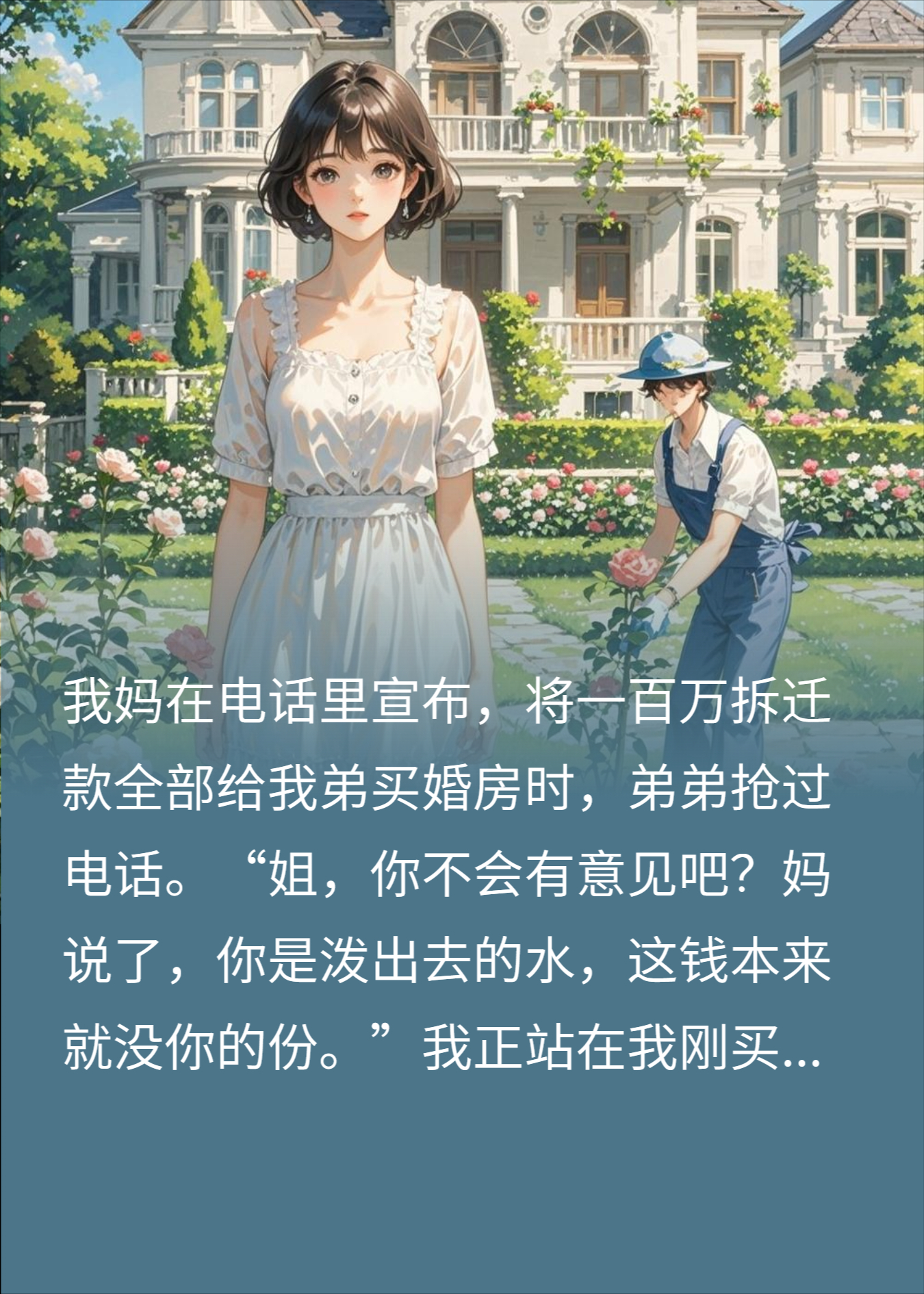 百万拆迁款全给弟，我享别墅人生自在逍遥