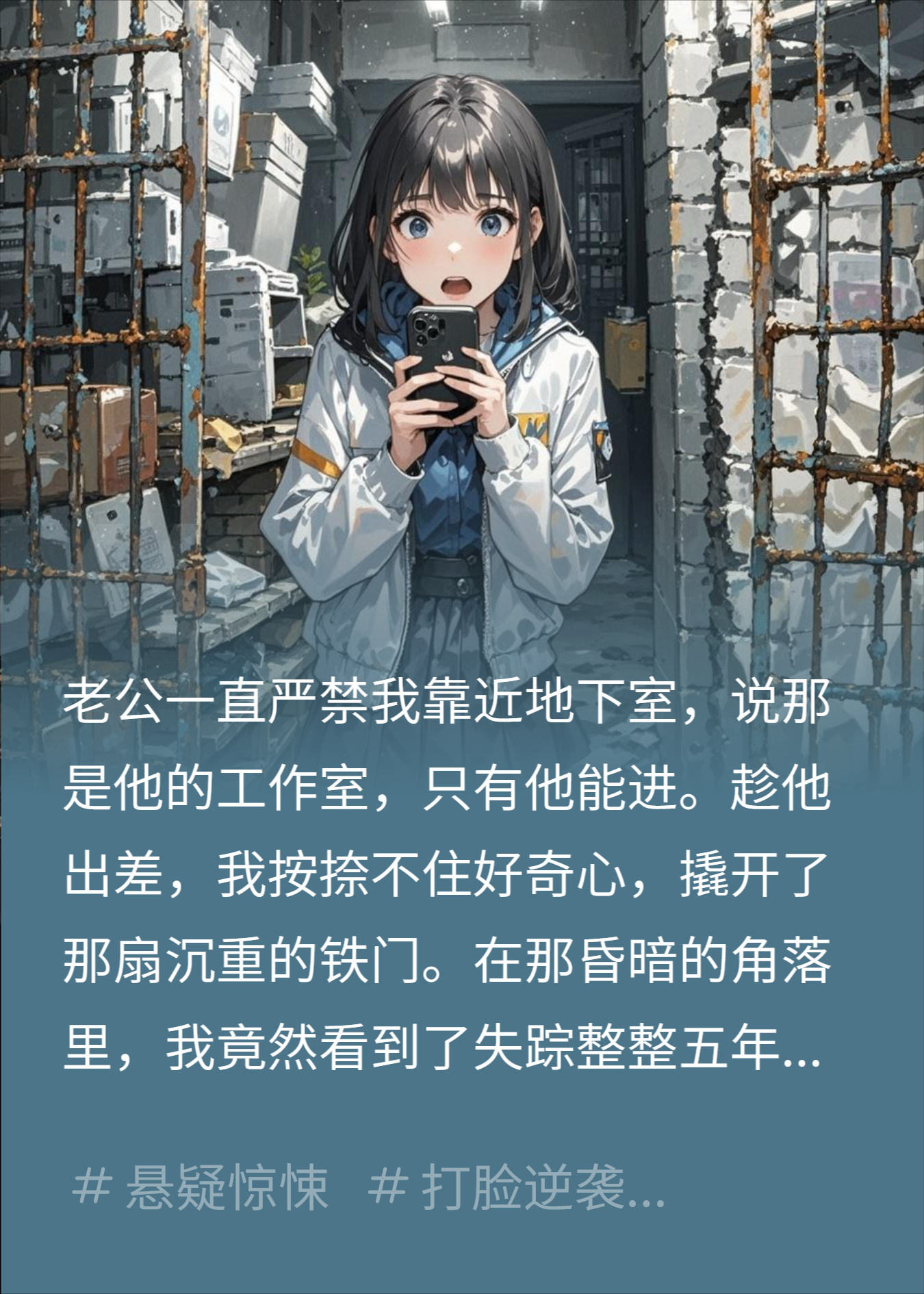 闺蜜失踪五年，竟被老公锁地下室？他根本没出差！