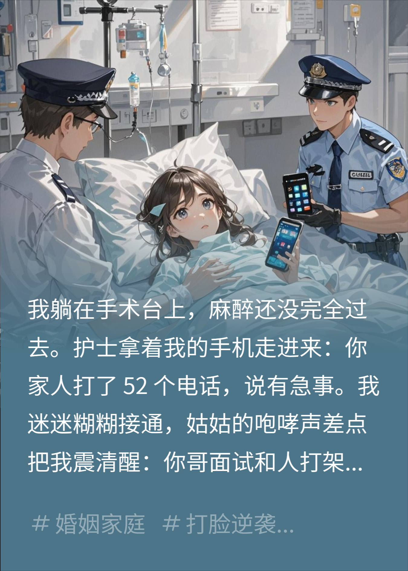 手术台52通夺命call逼救哥，我直接递手机给民警