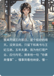 和离后，冷面王爷后悔了