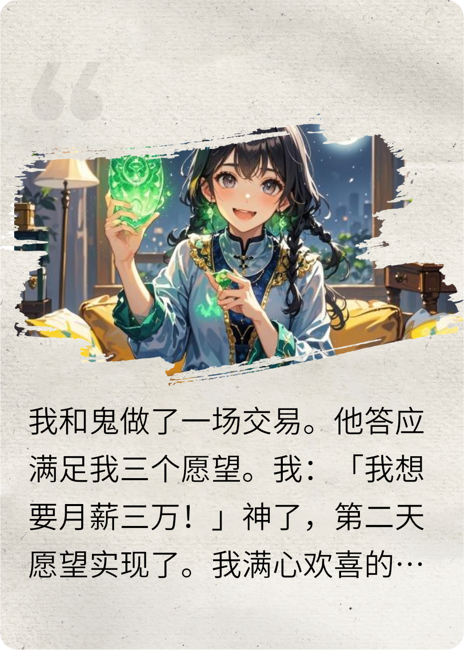 我和鬼做了一场交易