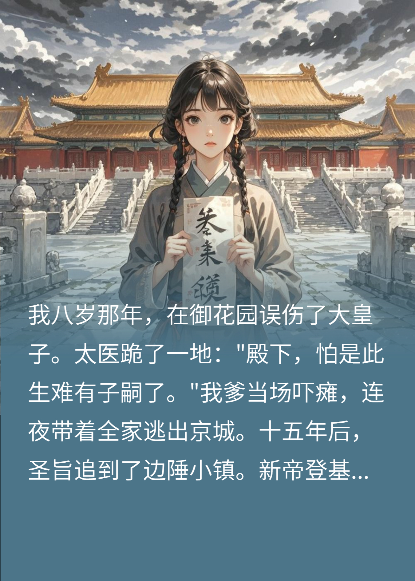 幼时误伤皇子，十五年后他登基：该还债了