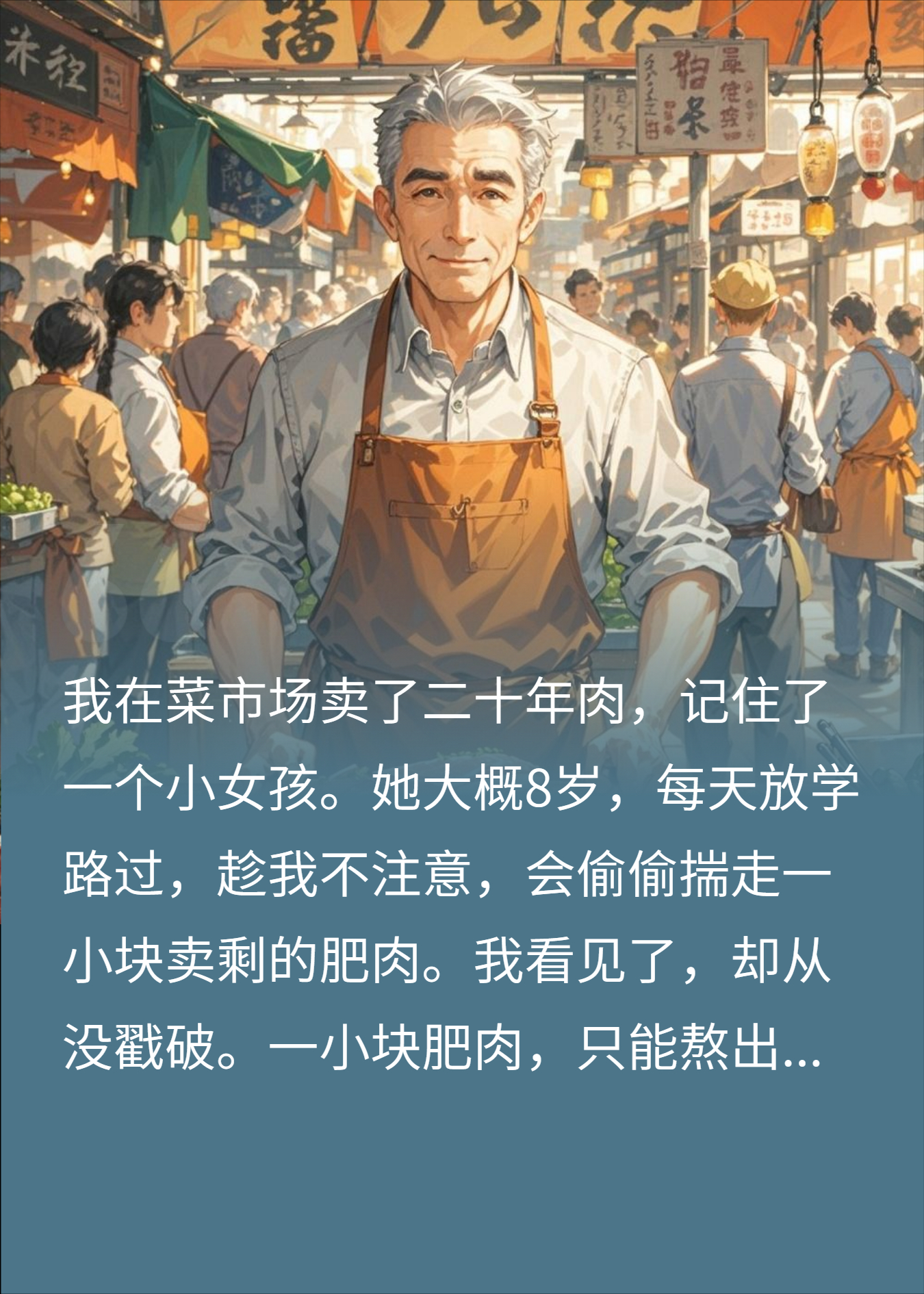 \"小偷\"天天来偷我肉，我没报警，20年后我愣住了