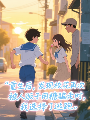 重生后，发现校花再次被人贩子用糖骗走时，我选择了逃跑
